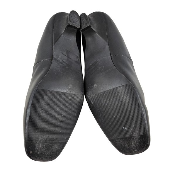 Coup D'Etat Womens Shoes Size 7.5M Harriet Pumps Black Faux Leather Slip On - Picture 6 of 8